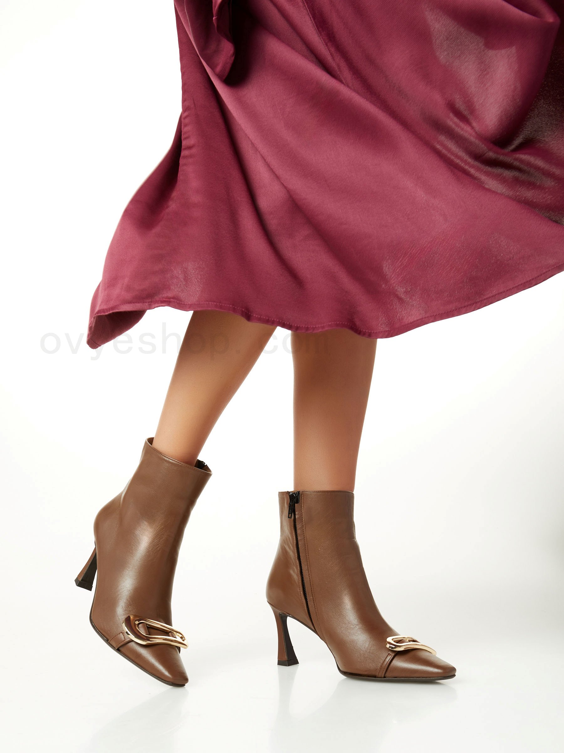 (image for) ovyè shop online Leather Ankle Boot F0817885-0594 Sito Ufficiale